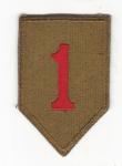 US Army Patch 1st Infantry Division Cut Edge