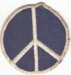 Vietnam Era Peace Sign Patch 1960's