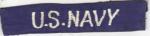 USN Navy Tape Patch Theater Made