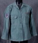 Early Vietnam Era Air Force Sage Green Field Shirt