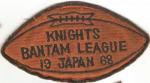 Knights Bantam League Japan 1968 Patch