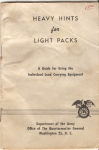 Heavy Hints for Light Packs Booklet