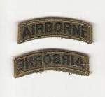 Vietnam Theater Made Airborne Tab Patch