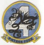 Navy Patch Patron Four 4 Patrol Squadron VP-4