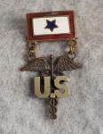 WWI era Son in Service Medical Hospital Corps Pin 