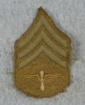 WWI Army Air Corps Sergeant Aviation Rank Patch 