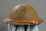 WWI US Doughboy British Brodie Combat Helmet #2