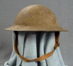 WWI US Doughboy British Brodie Combat Helmet #3