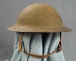 WWI US Doughboy British Brodie Combat Helmet #6