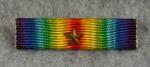 WWI US Victory Medal Ribbon Bar French Made