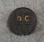 WWI Army Collar Disc Washington DC 121st
