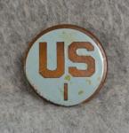 WWI era Experimental US 1 Collar Disc Insignia 