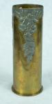 WWI Trench Art German 75mm Shell Vase 1917