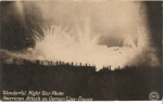 WWI Postcard American Attack on German Line