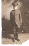 WWI Postcard Young Boy Soldier