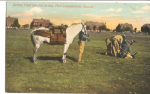 WWI Postcard Fort Leavenworth Field Gun
