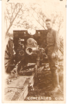 WWI Postcard Concealed Gun Artillery