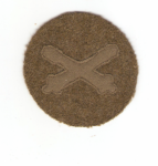 WWI Artillery Sleeve Rate Patch