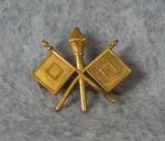 WWI Army Collar Pin Insignia Officer Signals