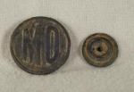 WWI MO Missouri Collar Disc