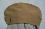 WWI OD Wool Overseas Cap Hat French Made