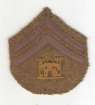 WWI Engineer Corporal Rate Rank Patch