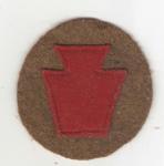 WWI Type Patch 28th Infantry Division Reproduction