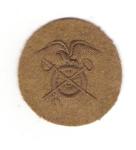 WWI Quartermaster Rate Patch Reverse Eagle