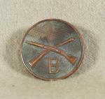 WWI Infantry Regiment B Company Collar Disk