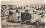 WWI Picture Postcard Allied Tanks