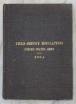 WWI Army Field Service Regulations Handbook 1914