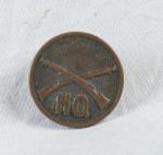 WWI Infantry HQ Collar Disc