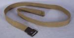WWI 1904 US Army Khaki Canvas Trousers Belt