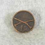 WWI Infantry Collar Disk B Company