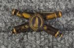 WWI Coastal Artillery Officer's Collar Insignia