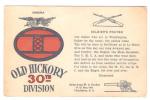 WWI Postcard 30th Infantry Division 1919
