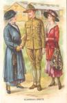 Postcard Guardian Spirits WWI era