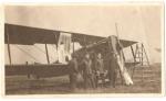 WWI Photo Airplane & Crew