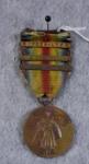WWI US Victory Medal 3 Bars Ypres Meuse