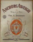 Sheet Music Anchors Aweigh Navy Song