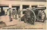 Postcard Ft Leavenworth Field Artillery