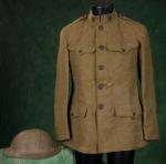 WWI 89th Infantry Division Uniform and Helmet