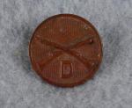 Infantry Collar Disc D Company 1930's