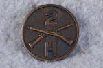 WWI 2nd Infantry Regment Collar Disc