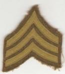 WWI Sergeants Rank Patch