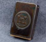 WWI US Engineer Collar Disc Match Safe