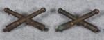 WWI Artillery Officers Pin Pair