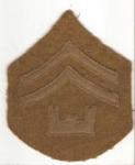 WWI Engineer Corporal Chevron Rate Patch