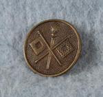 WWI Signals Collar Disc Pin Back
