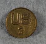 Collar Disc US 2nd Regiment 1930s